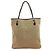 Sac fourre-tout en jacquard avec logo Prada Marron