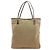 Sac fourre-tout en jacquard avec logo Prada Marron - vue 2