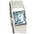 Cartier Tank Ring aus 18K Weißgold mit Aquamarin - Ansicht 7