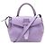 NUOVO BORSO LANCEL CHARLIE MM + PORTAFOGLIO IN PELLE LAVANDA CON TRACOLLA - vista 2