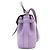 NUOVO BORSO LANCEL CHARLIE MM + PORTAFOGLIO IN PELLE LAVANDA CON TRACOLLA - vista 3