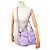 NUOVO BORSO LANCEL CHARLIE MM + PORTAFOGLIO IN PELLE LAVANDA CON TRACOLLA - vista 6