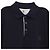Polo en coton bleu marine avec logo brodé Brunello Cucinelli - vue 2