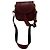 Borsa a tracolla Hudson Small di Chloé in pelle bordeaux Rosso Bordò