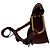 Borsa a tracolla Hudson Small di Chloé in pelle bordeaux Rosso Bordò - vista 3