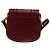 Borsa a tracolla Hudson Small di Chloé in pelle bordeaux Rosso Bordò - vista 4
