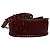 Borsa a tracolla Hudson Small di Chloé in pelle bordeaux Rosso Bordò - vista 7