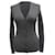 Cardigan in lana grigia a coste Prada Grigio  - vista 1