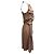Vestido midi con nudo lateral en seda rosa Dior - vista 2