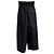 Pantalones con cinturilla de logo Alexander Wang en algodón negro - vista 2