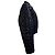 Ganni Quilted Cropped Jacket in Navy Blue Polyamide - view 3