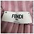 Fendi Strickpullover mit kurzen Ärmeln aus rosa Baumwolle Braun Pink - Ansicht 5