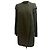 Abrigo Peacoat de Invierno Swan de Rick Owens en Lana Verde Verde oliva