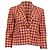 Michael Kors Collection Plaid Blazer in Multicolor Cotton Multiple colors