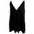 Stella Mc Cartney  Stella Mccartney V-Neck Tank Top in Black Viscose