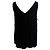 Stella Mc Cartney  Stella Mccartney V-Neck Tank Top in Black Viscose - view 3