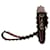 Porte-monnaie à rabat continental Valentino Garavani Rockstud en cuir rose Marron  - vue 4