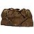 Borsa a Spalla Intrecciato in Pelle Marrone Bottega Veneta