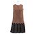 Dolce & Gabbana Abito in misto lana e pizzo floreale Dolce&Gabbana Marrone Nero