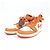 Autre Marque Sneakers Nike JORDAN Bianco Arancione - vista 3