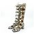 Botas altas Gucci Negro Beige - vista 3