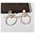 Orecchini a cerchio piccoli Hermès Loop in oro rosa 18K D'oro  - vista 7