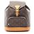 Zaino Montsouris MM Louis Vuitton Marrone Monogramma