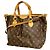 Borsa Louis Vuitton Monogram Palermo PM Marrone