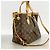 Borsa Louis Vuitton Monogram Palermo PM Marrone - vista 2
