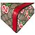 Borsa a Spalla Gucci GG Apple Padlock Rosso Multicolore Beige - vista 6