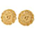 Orecchini Clip Coco Mark di Chanel D'oro