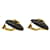 Orecchini Clip Coco Mark di Chanel Nero D'oro  - vista 4