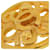 Orecchini Clip Coco Mark di Chanel D'oro - vista 6