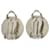 Chanel Coco Mark Clip Ohrringe Silber  - Ansicht 2