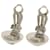 Chanel Coco Mark Clip Ohrringe Silber  - Ansicht 3