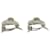Chanel Coco Mark Clip Ohrringe Silber  - Ansicht 4