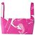 Valentino Garavani Top corto de seda con estampado de leopardo Blanco Fucsia