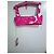 Valentino Garavani Top corto de seda con estampado de leopardo Blanco Fucsia - vista 5