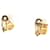 Hermès Hermes Cloisonné Enamel Clip Earrings Blue Golden Green  - view 2