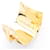 Hermès Hermes Cloisonné Enamel Clip Earrings Blue Golden Green  - view 3