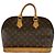 Bolsa Alma Louis Vuitton em lona Monogram MM Marrom