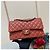 Borsa Chanel Chip in pelle di pecora rosso bruno - vista 3