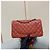 Borsa Chanel Chip in pelle di pecora rosso bruno - vista 4