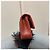 Borsa Chanel Chip in pelle di pecora rosso bruno - vista 5