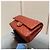 Borsa Chanel Chip in pelle di pecora rosso bruno - vista 7