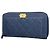 Chanel Boy Langer Geldbeutel aus Marine-Lammleder Marineblau