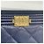 Chanel Boy Langer Geldbeutel aus Marine-Lammleder Marineblau - Ansicht 8