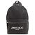 Mochila con logo Jimmy Choo en nylon negro