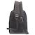 Mochila con logo Jimmy Choo en nylon negro - vista 2