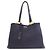 Miu Miu blaue Leder-Tote